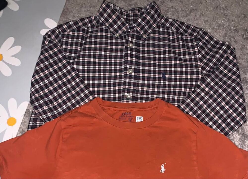2 Boys (Size 10-12) Polo Ralph Lauren shirts